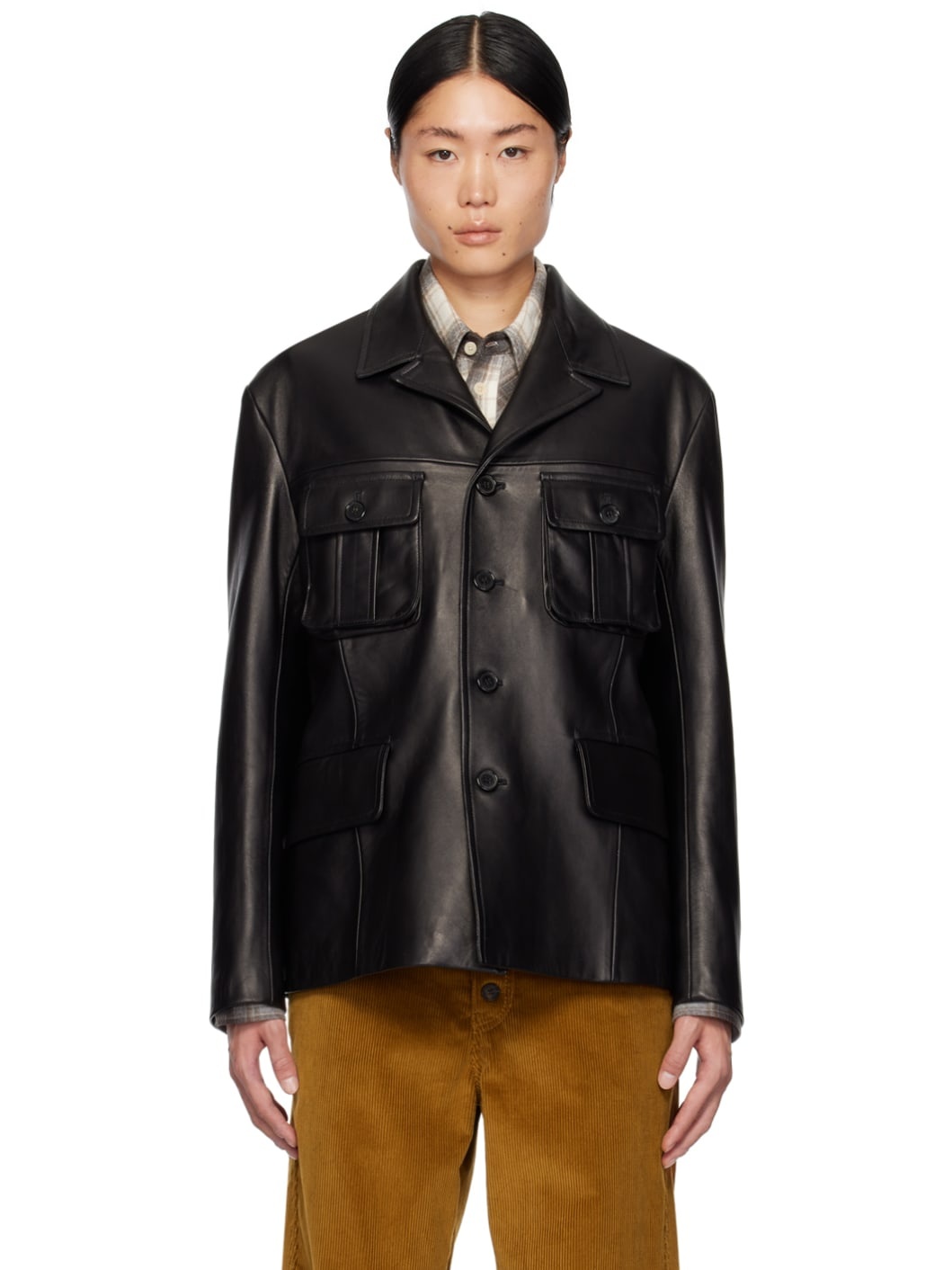 Black Commission Edition Leather Jacket - 1