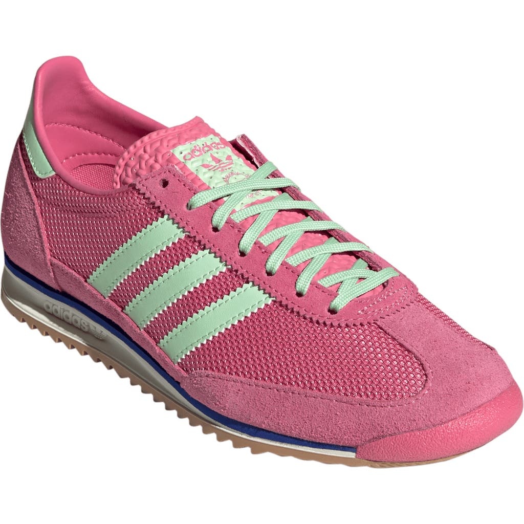 adidas SL 72 Sneaker in Pink Fusion/Green Spark/Blue at Nordstrom - 1