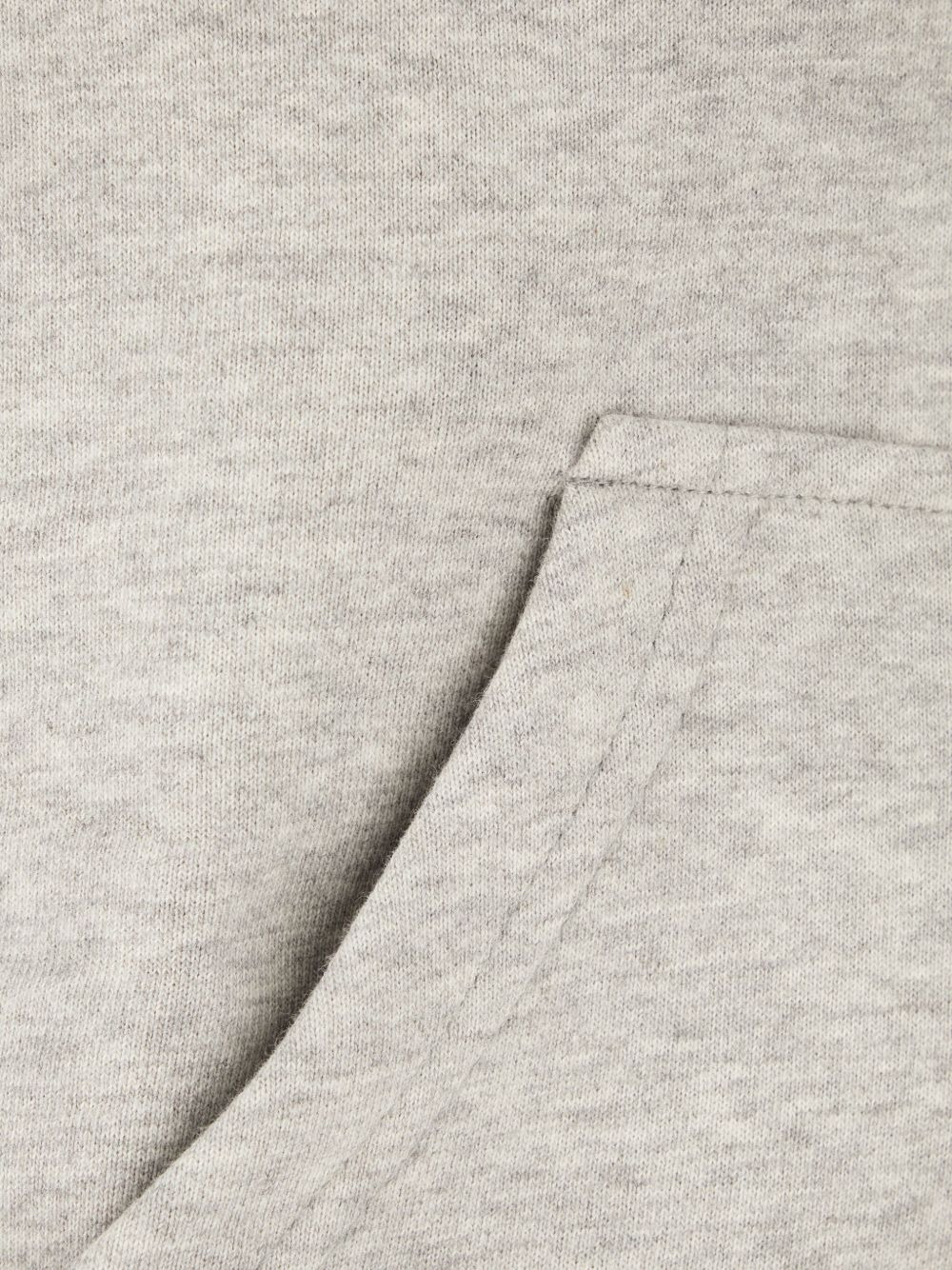 hooded zip-up hoodie - 3