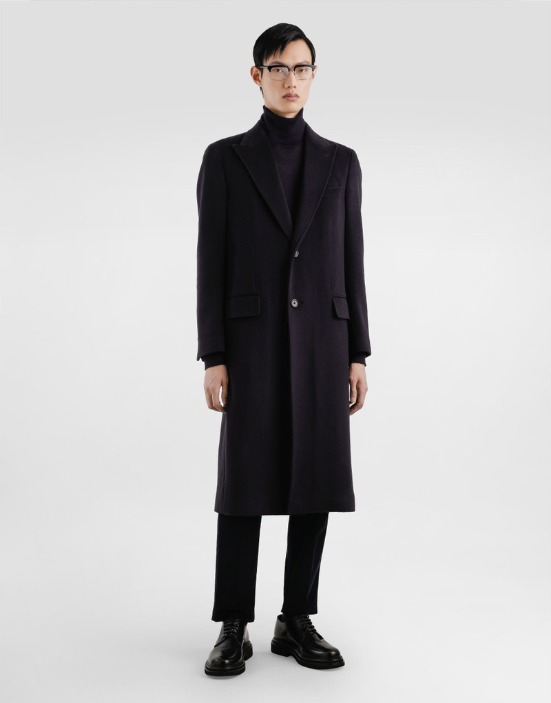 Dolce & Gabbana Single-breasted cashmere coat outlook