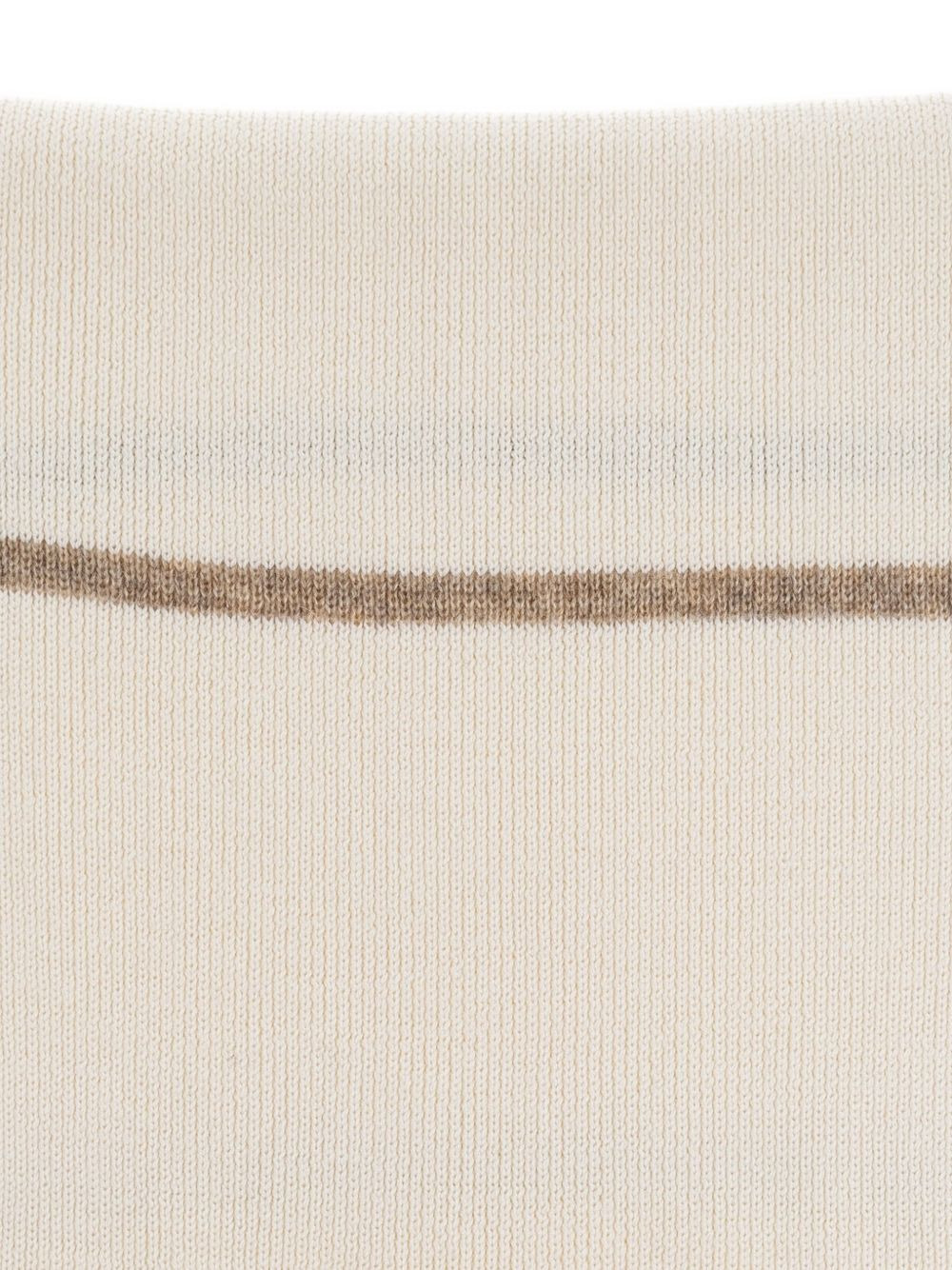 embroidered-logo wool scarf - 3