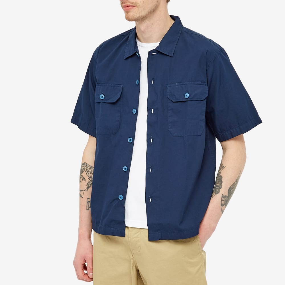 Universal Works Short Sleeve Utility Shirt - 4