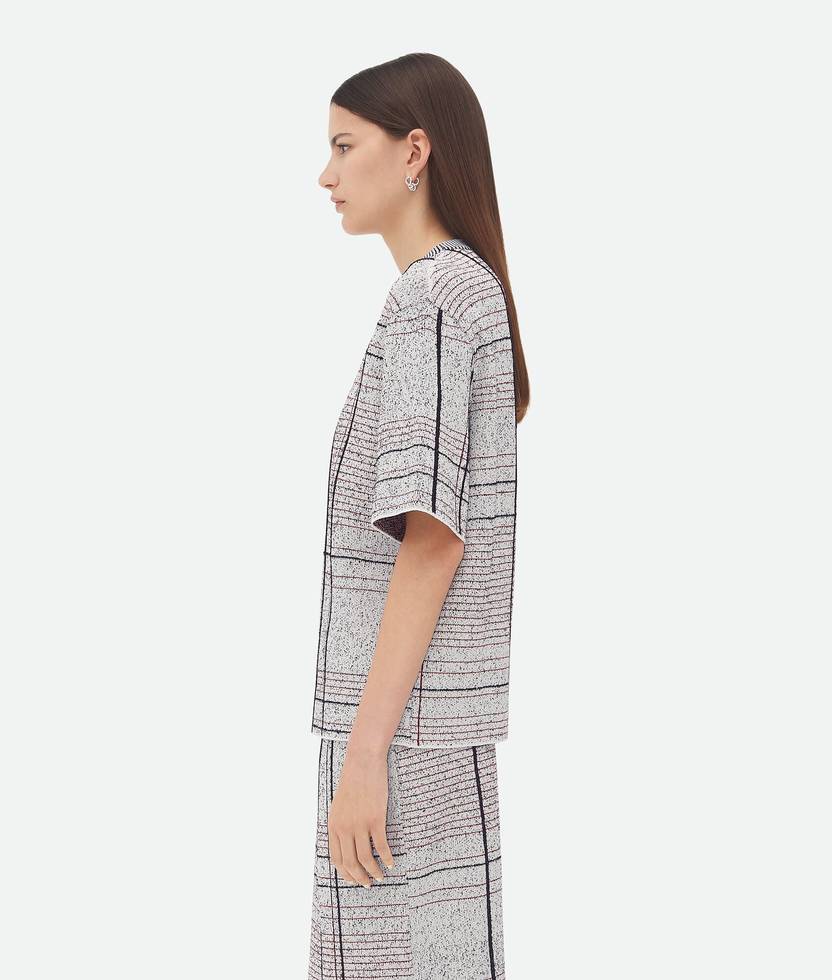 Notebook Cotton Viscose Jacquard T-Shirt - 2