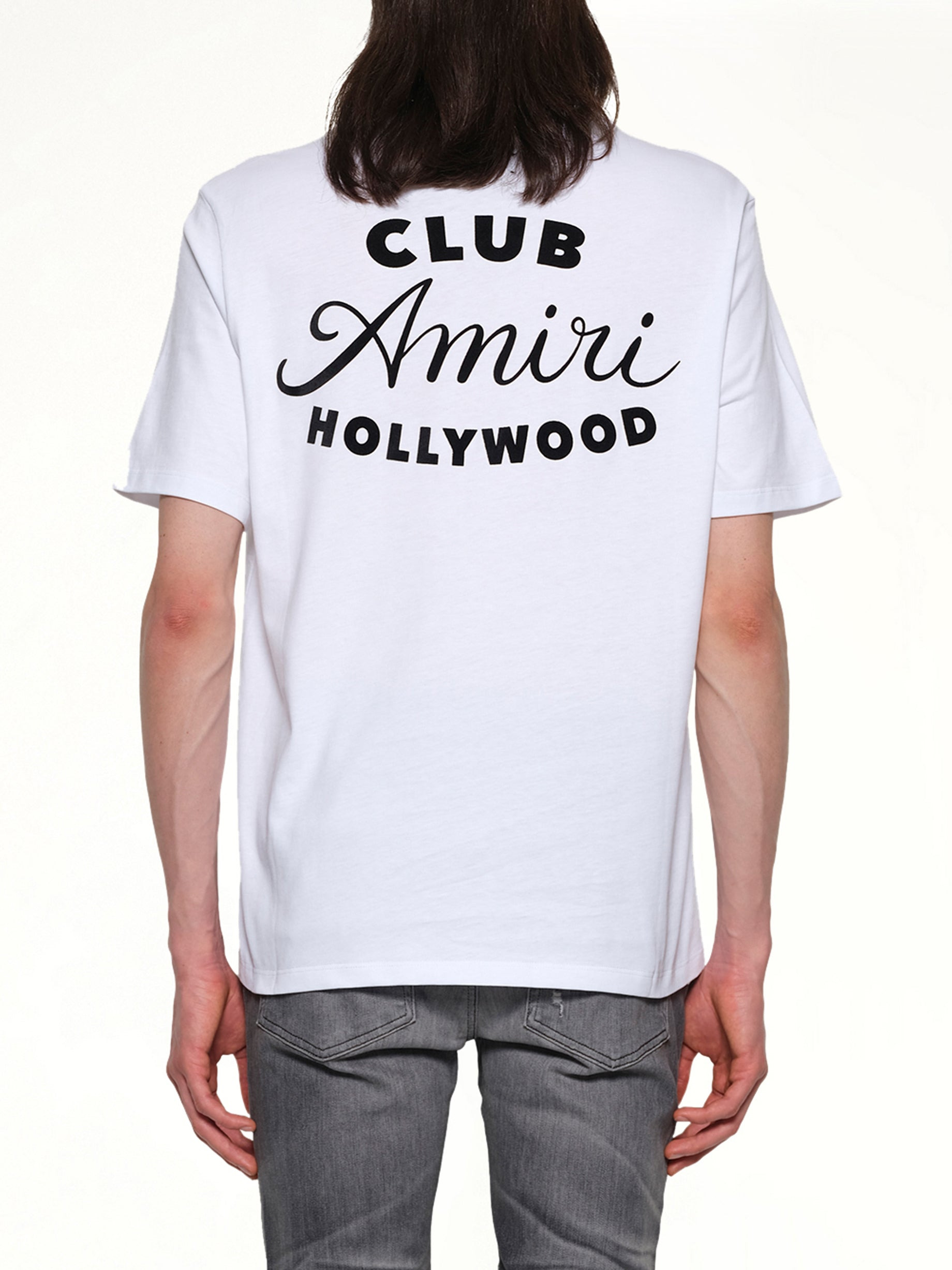 Club Amiri Tee in White - 5