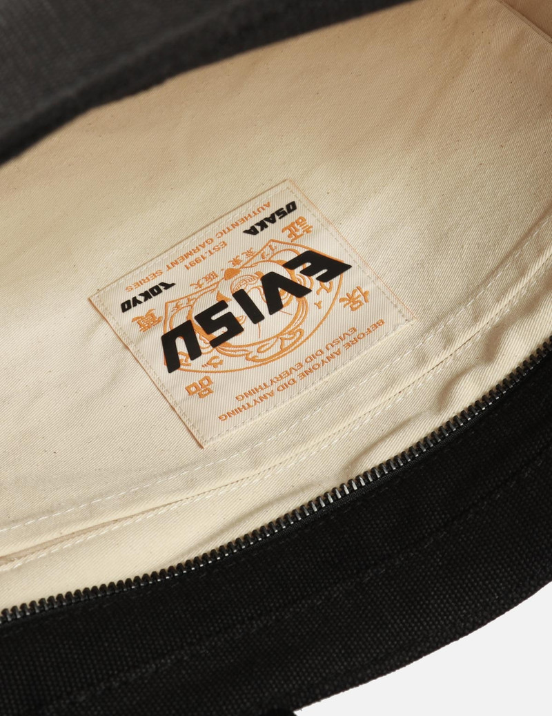 GRAFFITI SEAGULL PRINT CANVAS TOTE BAG 5