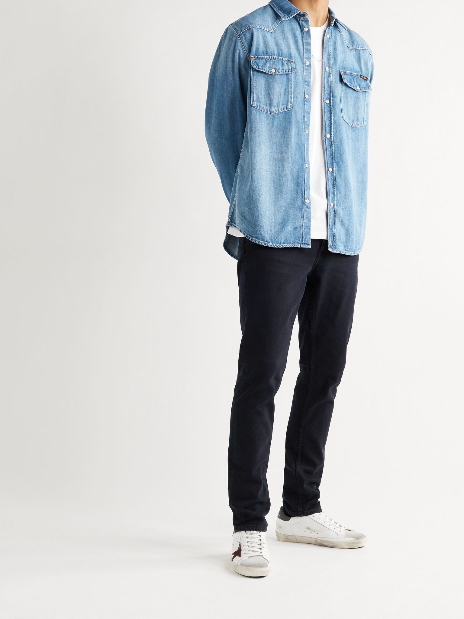 George Organic Denim Western Shirt - 2