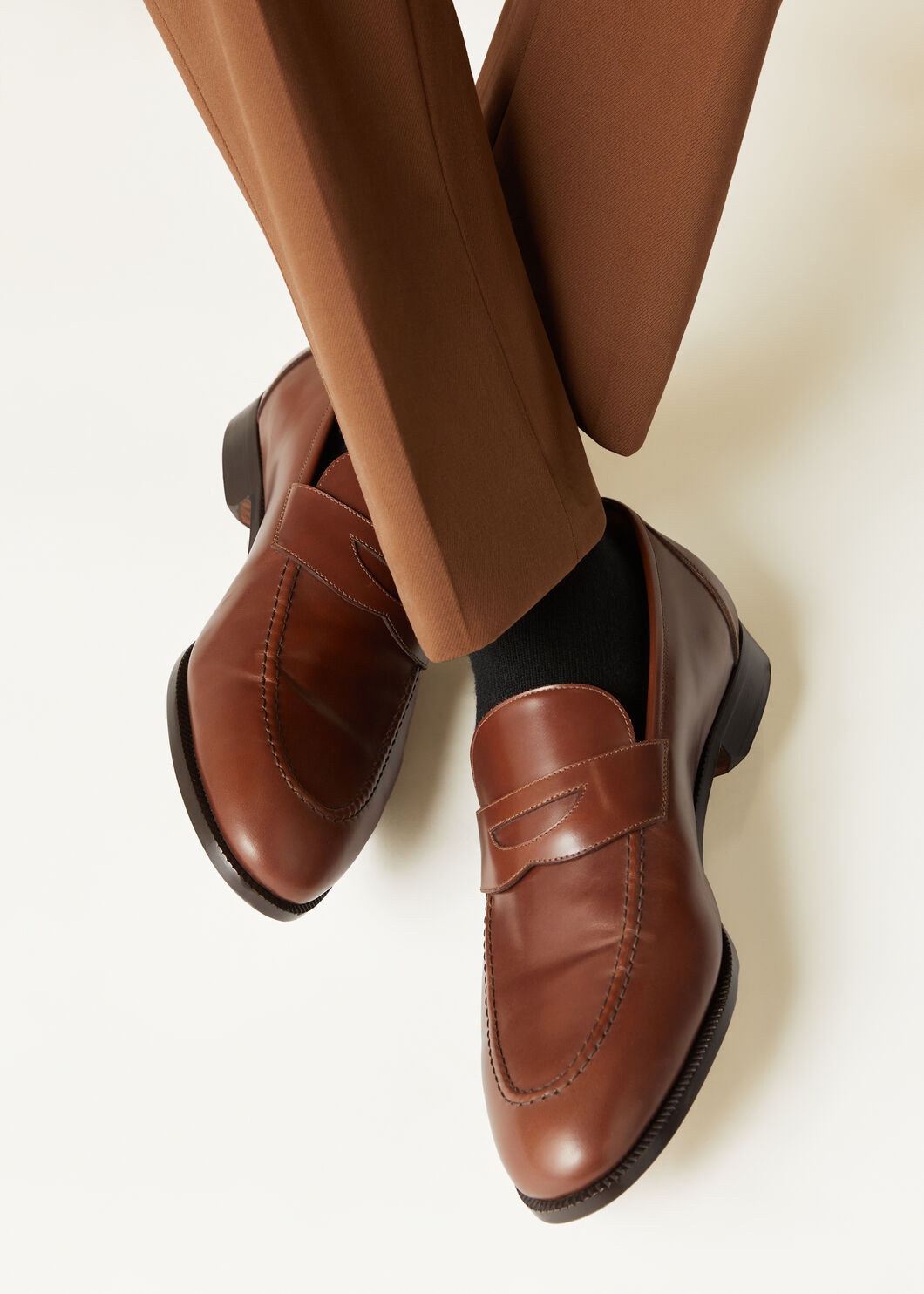 ローファー・オックスフォード Loro Piana Sergio Walk Loafers In Shiny Leather Loro Piana Sergio Walk Loafer | REVERSIBLE