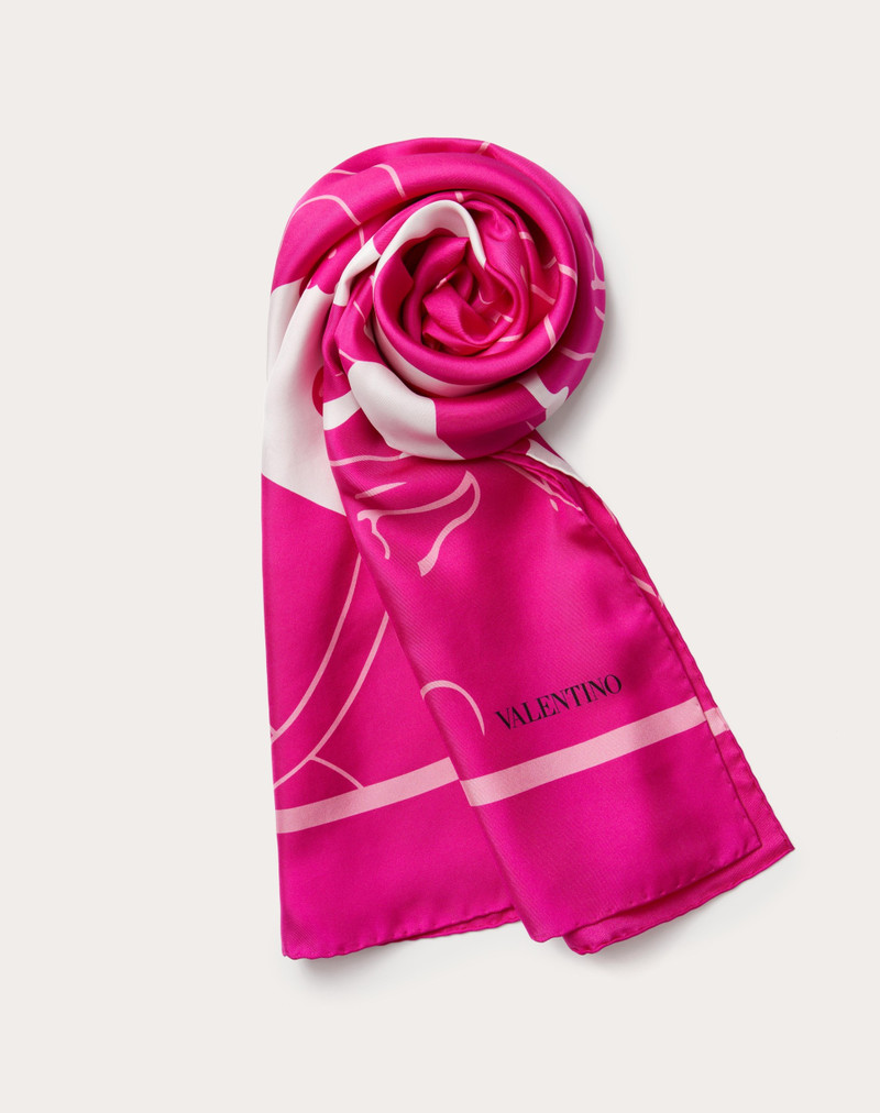 SILK STOLE WITH PANTHER PRINT 1