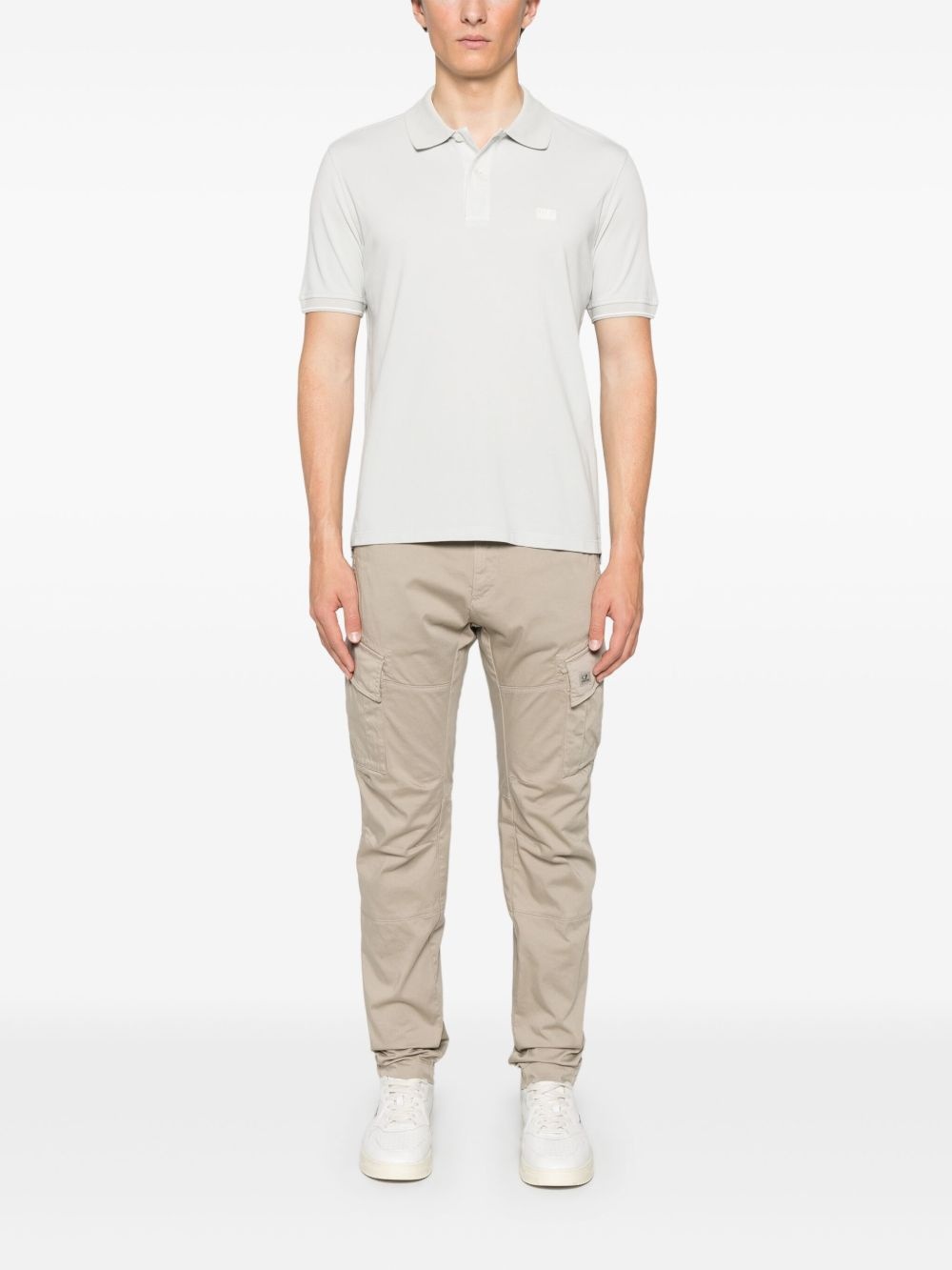 logo-embroidered polo shirt - 2