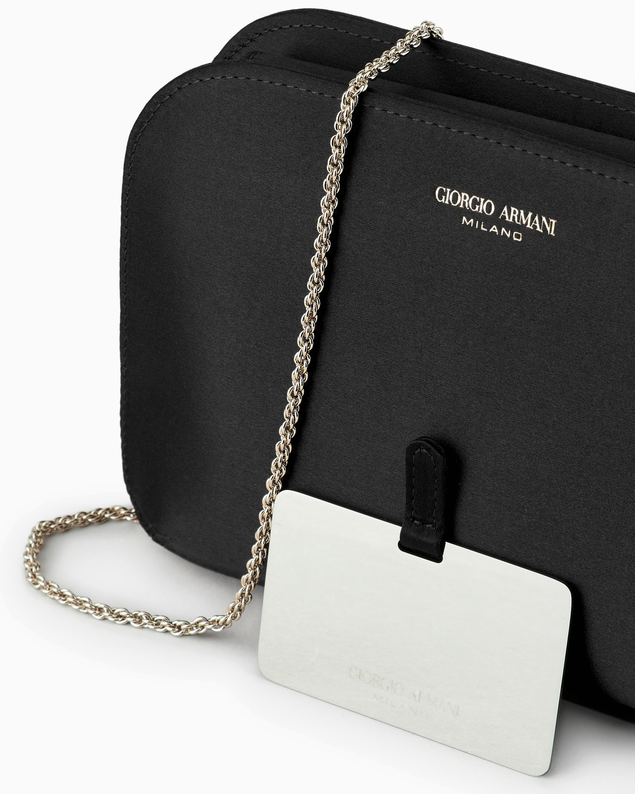 Satin La Prima clutch bag - 5