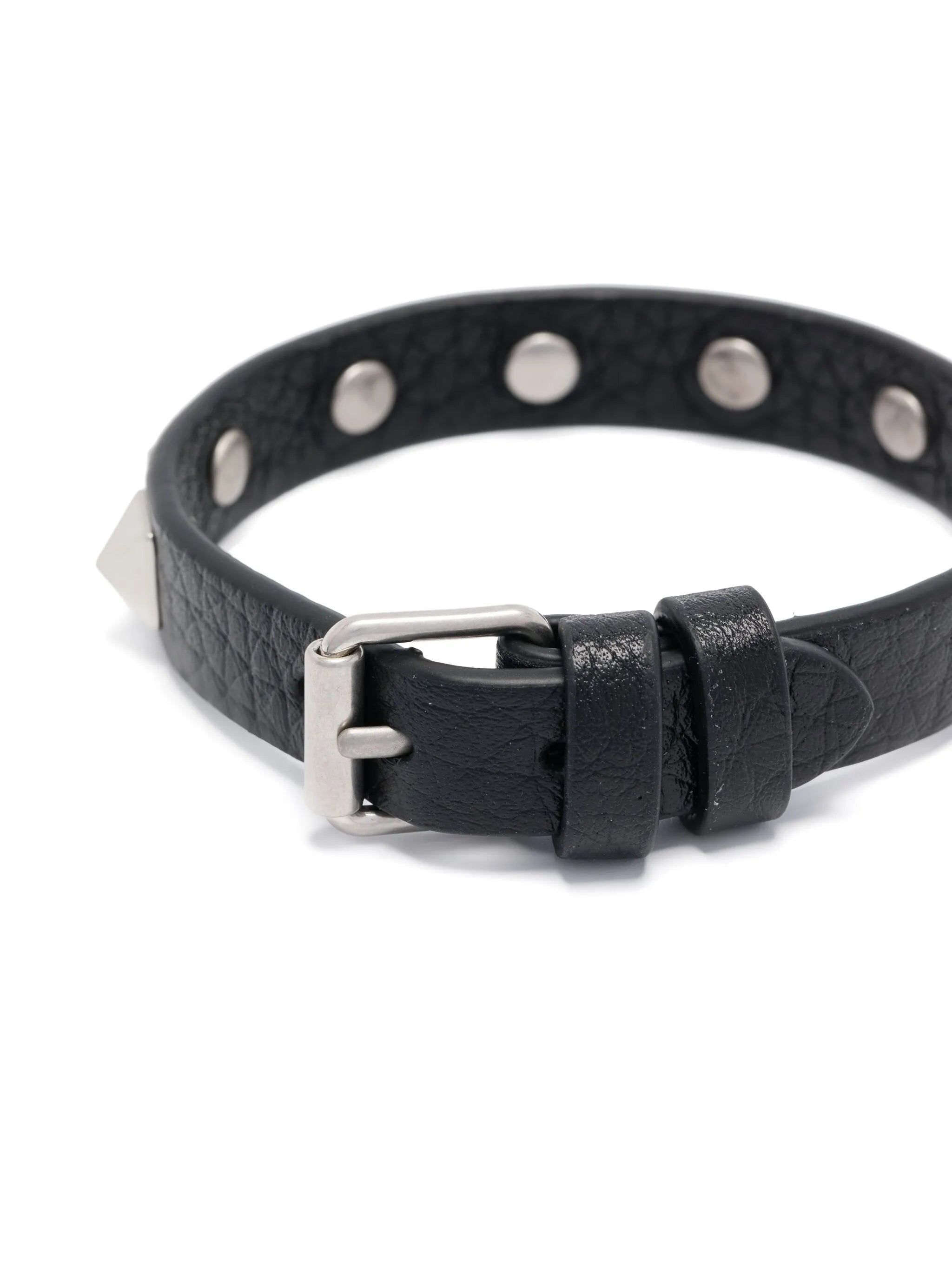 Rockstud leather bracelet - 3