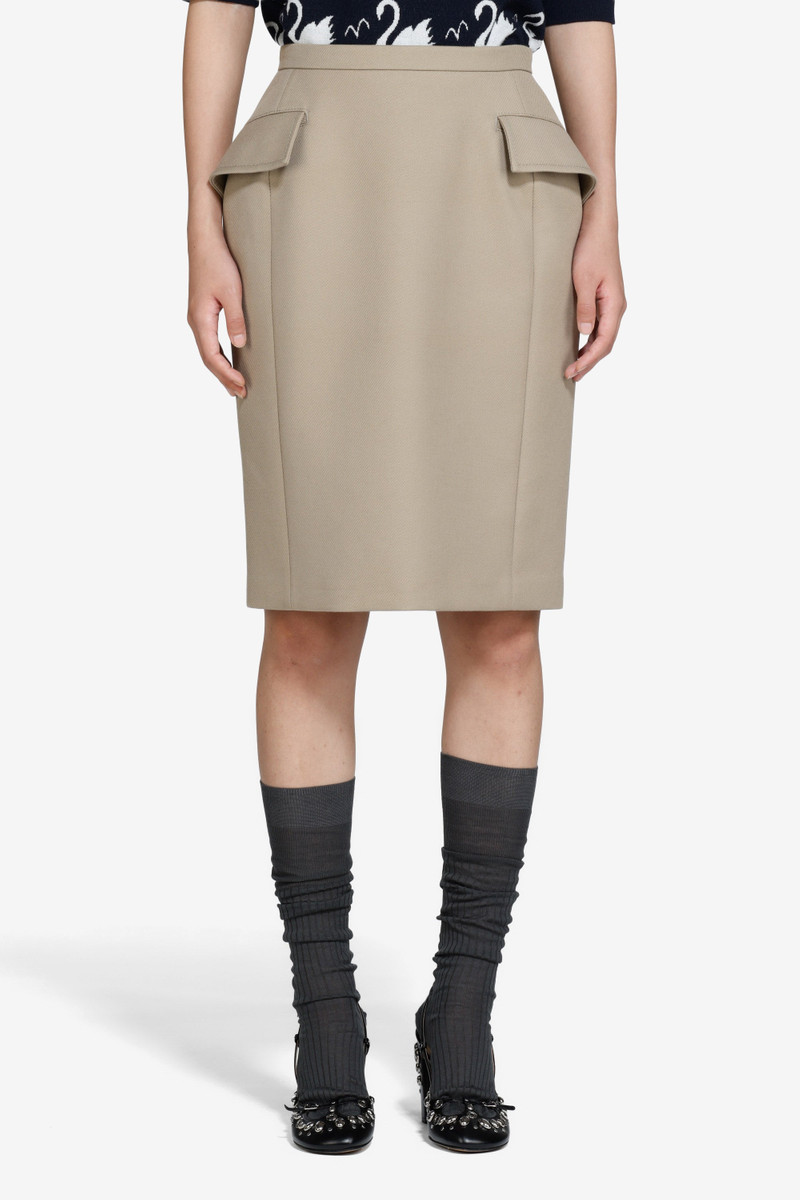 KNEE-LENGTH PENCIL SKIRT 1