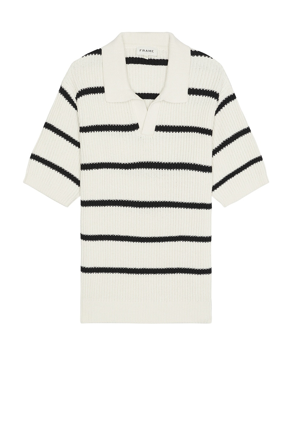 Striped Polo Sweater - 4