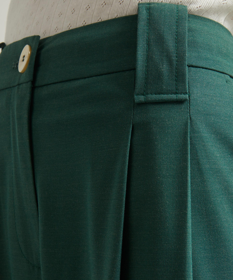 Drapey Melange Pleated 바지 5