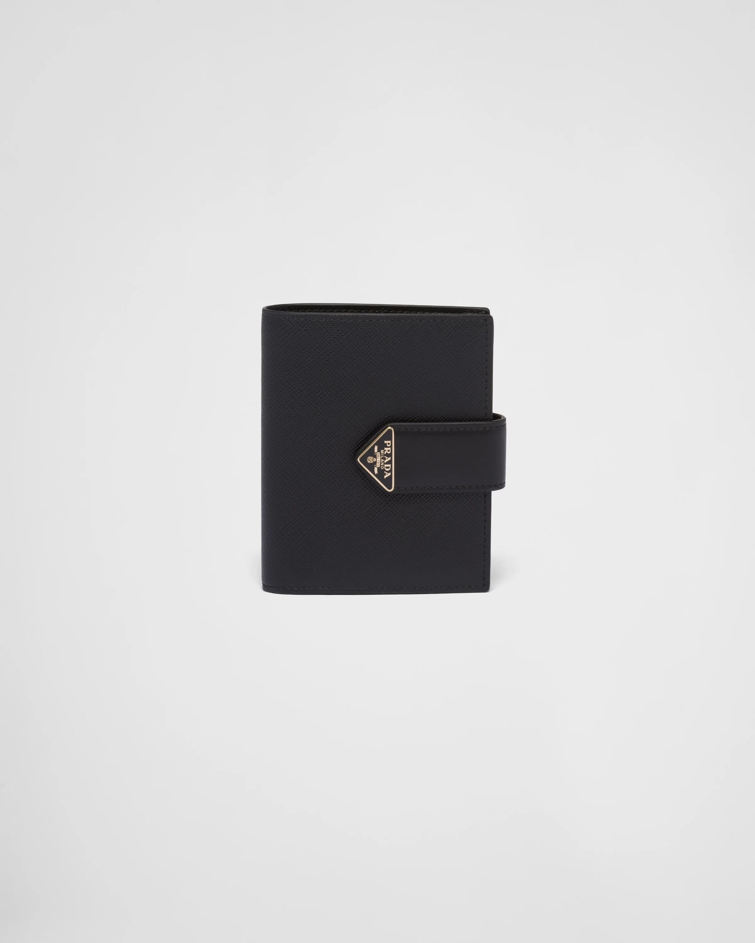 Small Saffiano and smooth leather wallet - 1