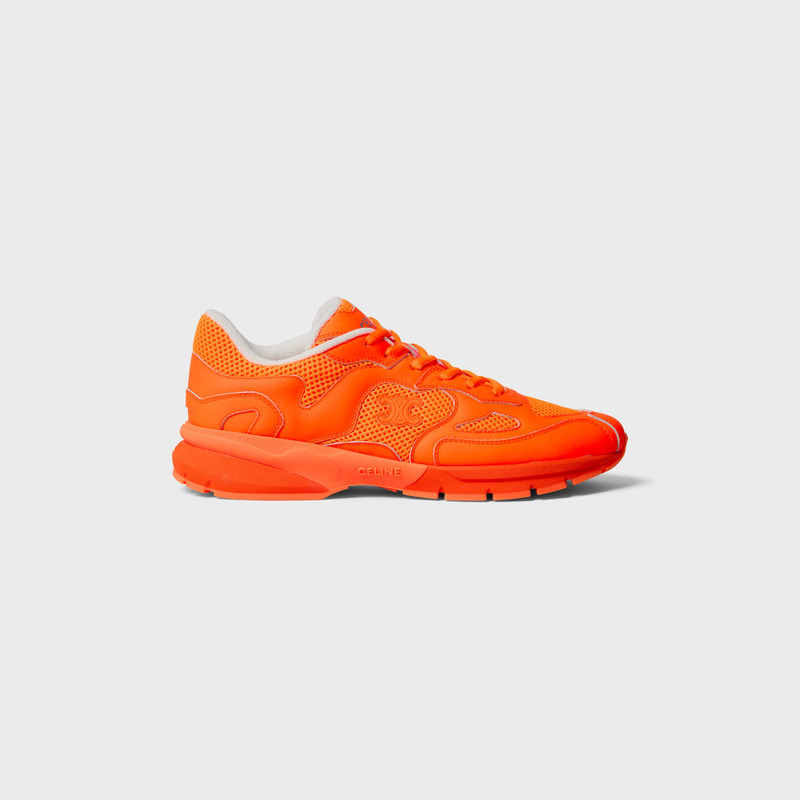 RUNNER SNEAKER IN CALFSKIN AND MESH 1