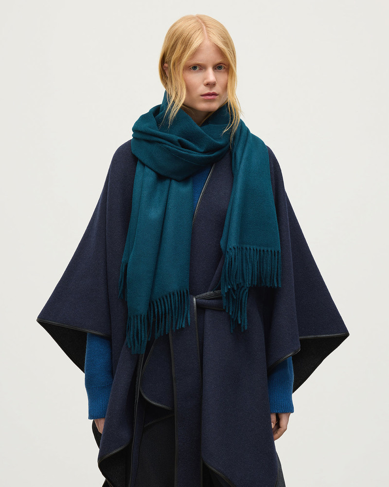 Blue Cashmere Stole 3