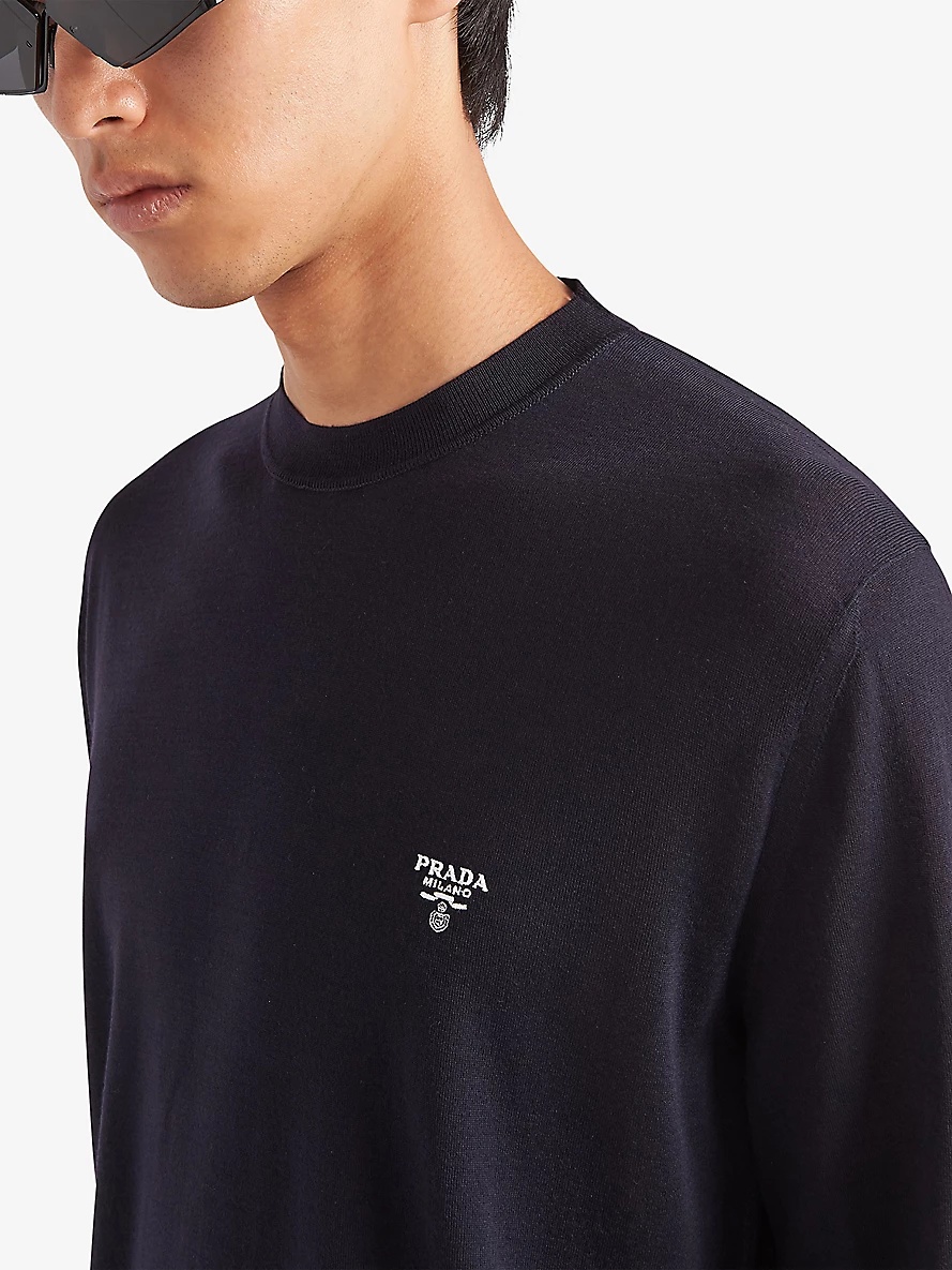 Superfine crewneck wool sweatshirt - 5