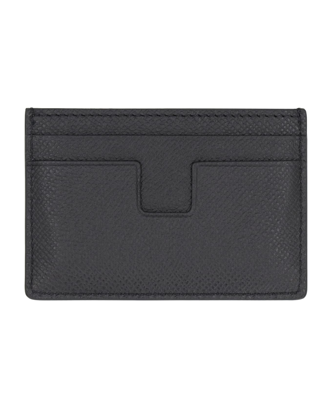 Logo Detail Leather Card Holder - 3