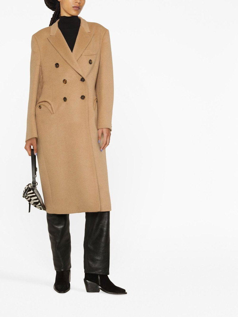 BLAZÉ MILANO Mylius double-breasted overcoat outlook