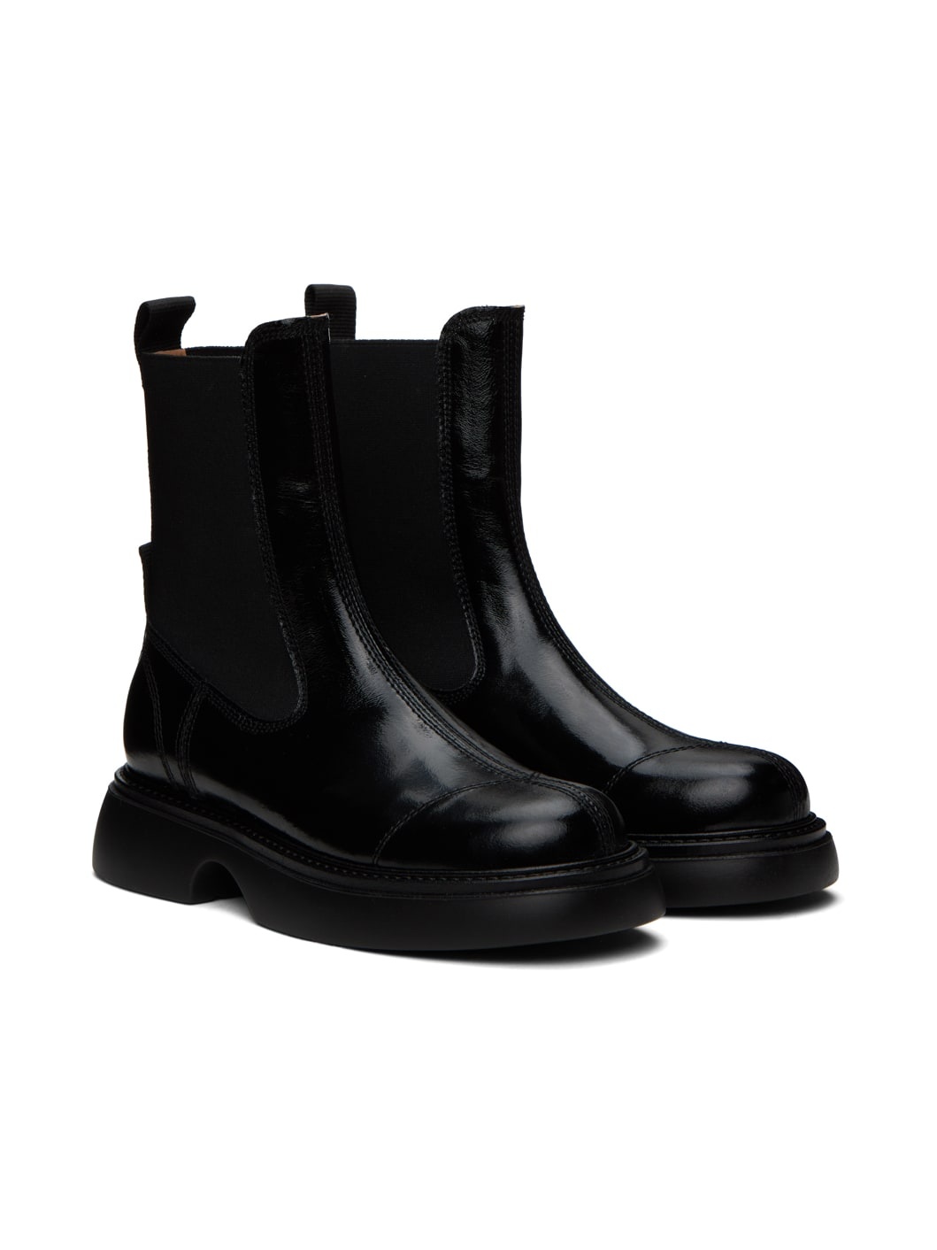 Black Everyday Mid Chelsea Boots - 4