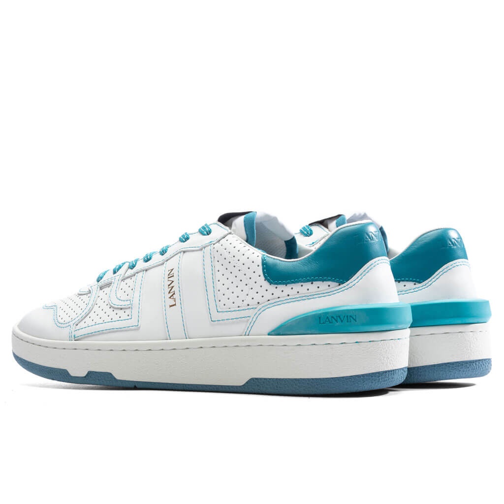 CLAY LOW TOP SNEAKERS - WHITE/BLUE - 3