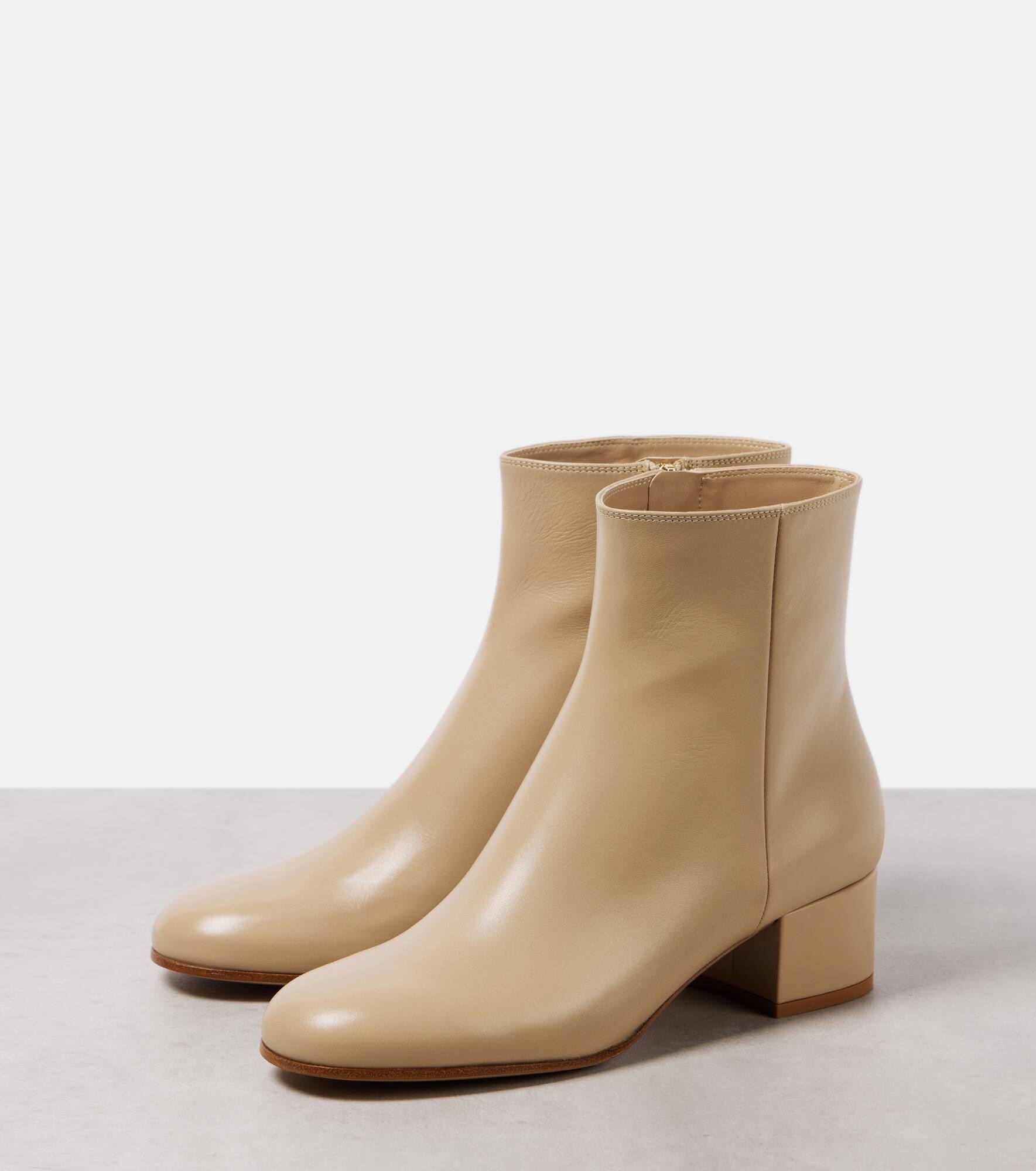 Joelle 45 leather ankle boots - 4