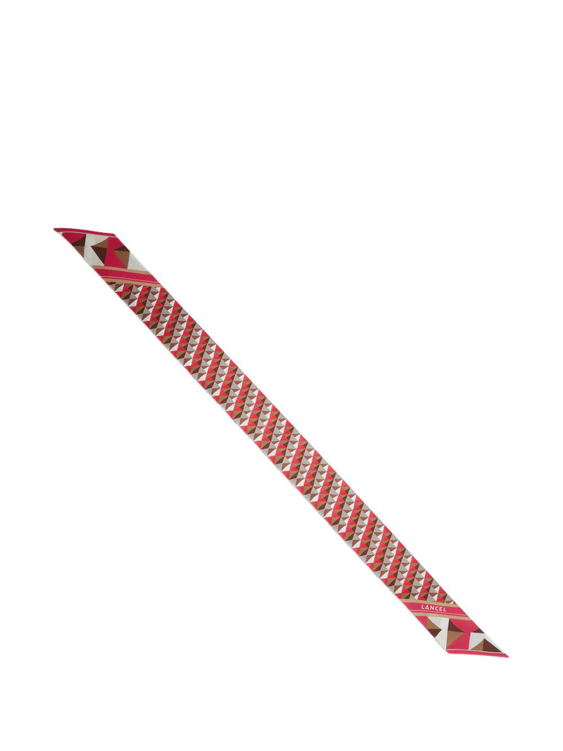 LANCEL geometric-print hairband outlook