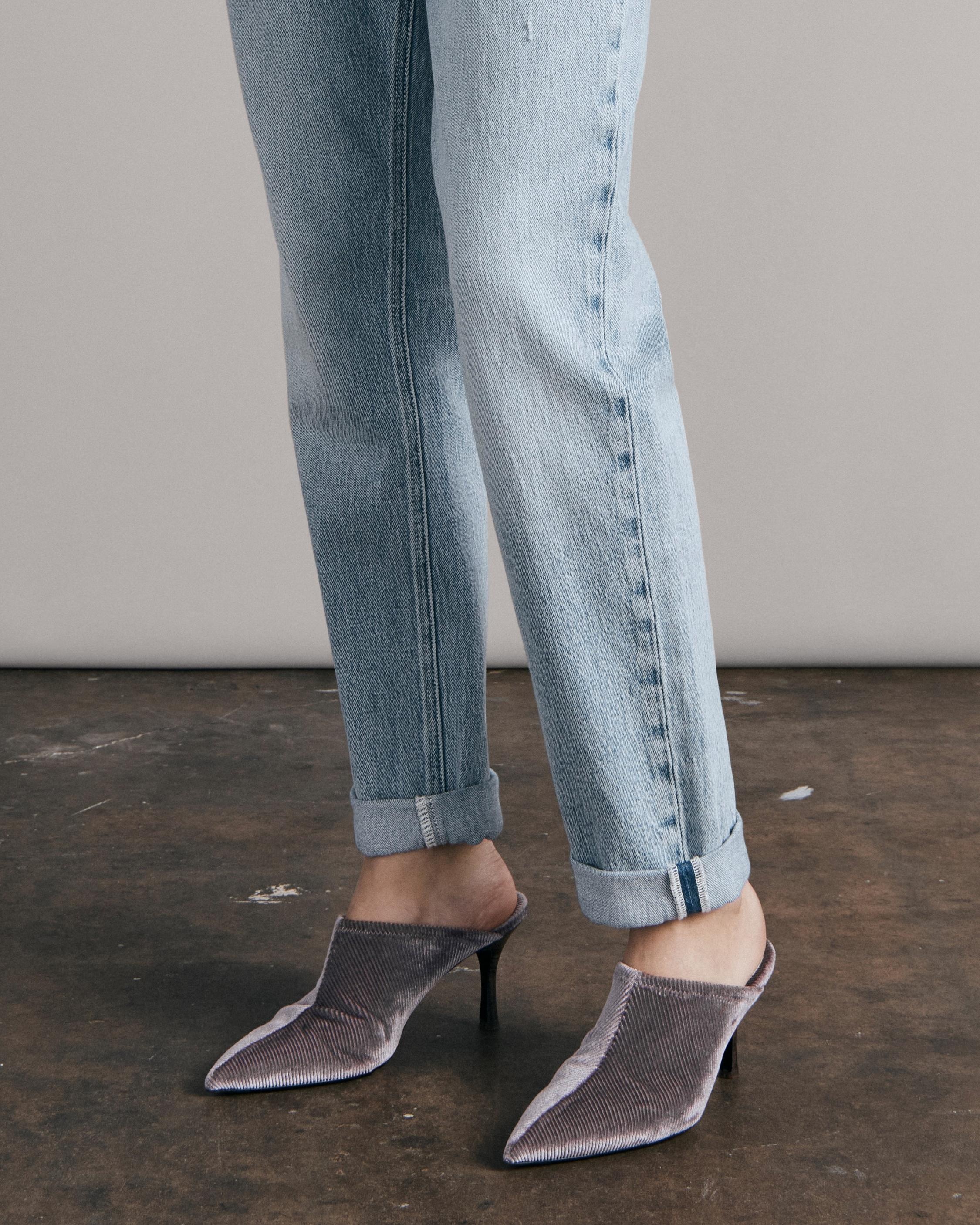 Brea Mule - Velour Corduroy
Heeled Mule - 2