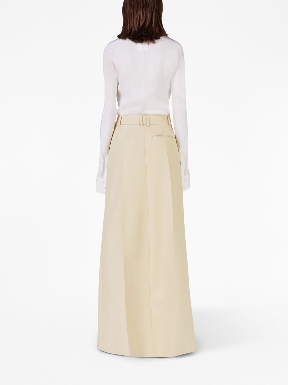 front-slit maxi skirt - 3