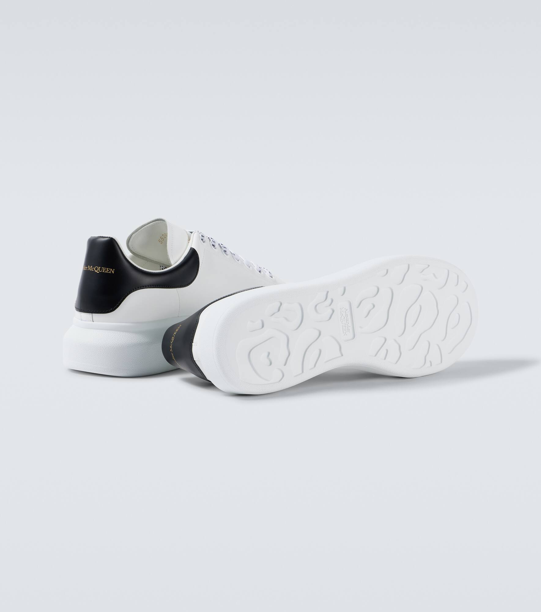 Oversized leather sneakers - 7