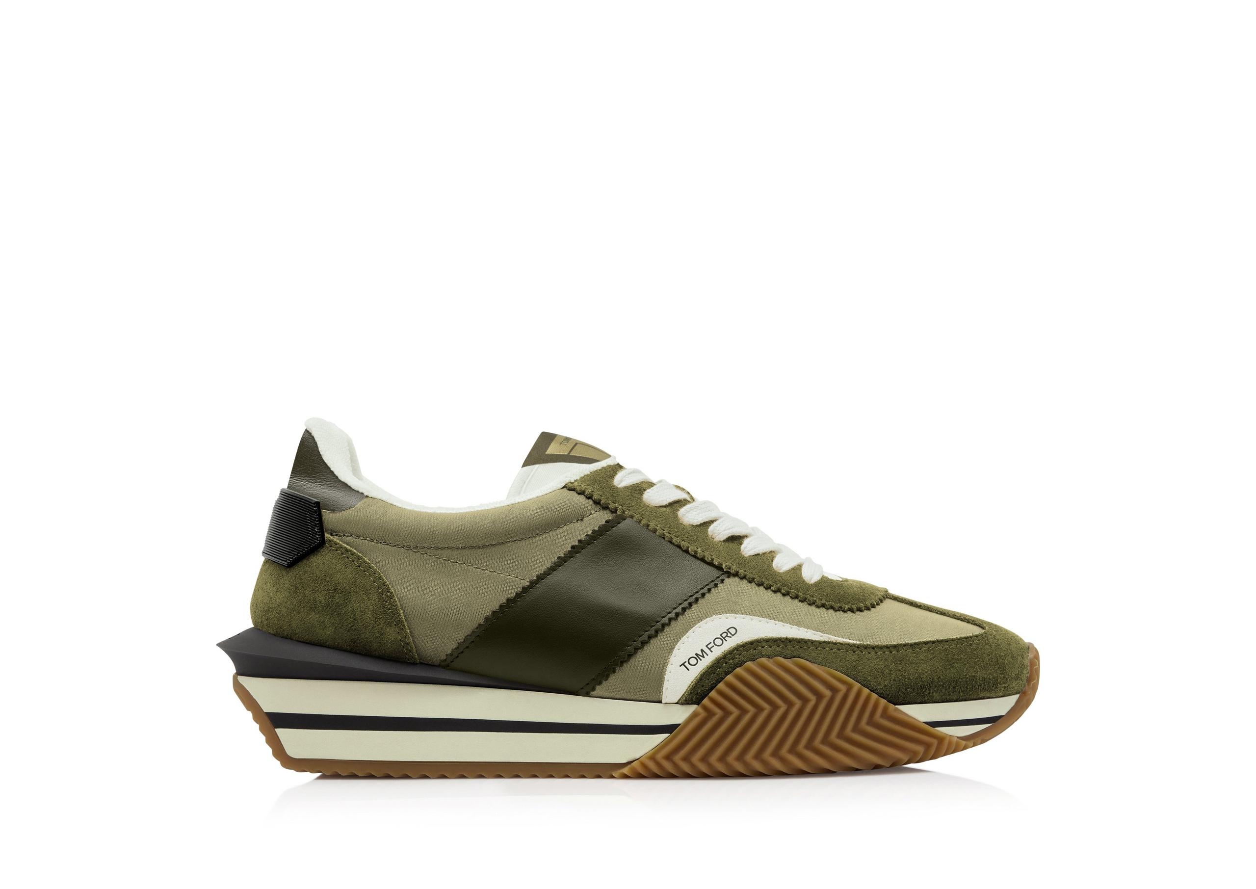 SUEDE TECHNICAL FABRIC JAMES SNEAKER - 1
