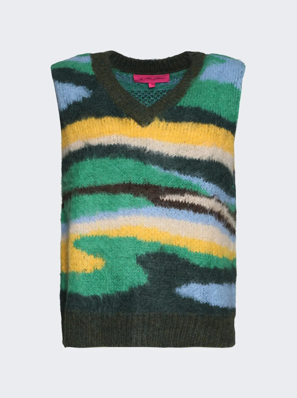 Topo Jacquard Vest Multicolor - 1