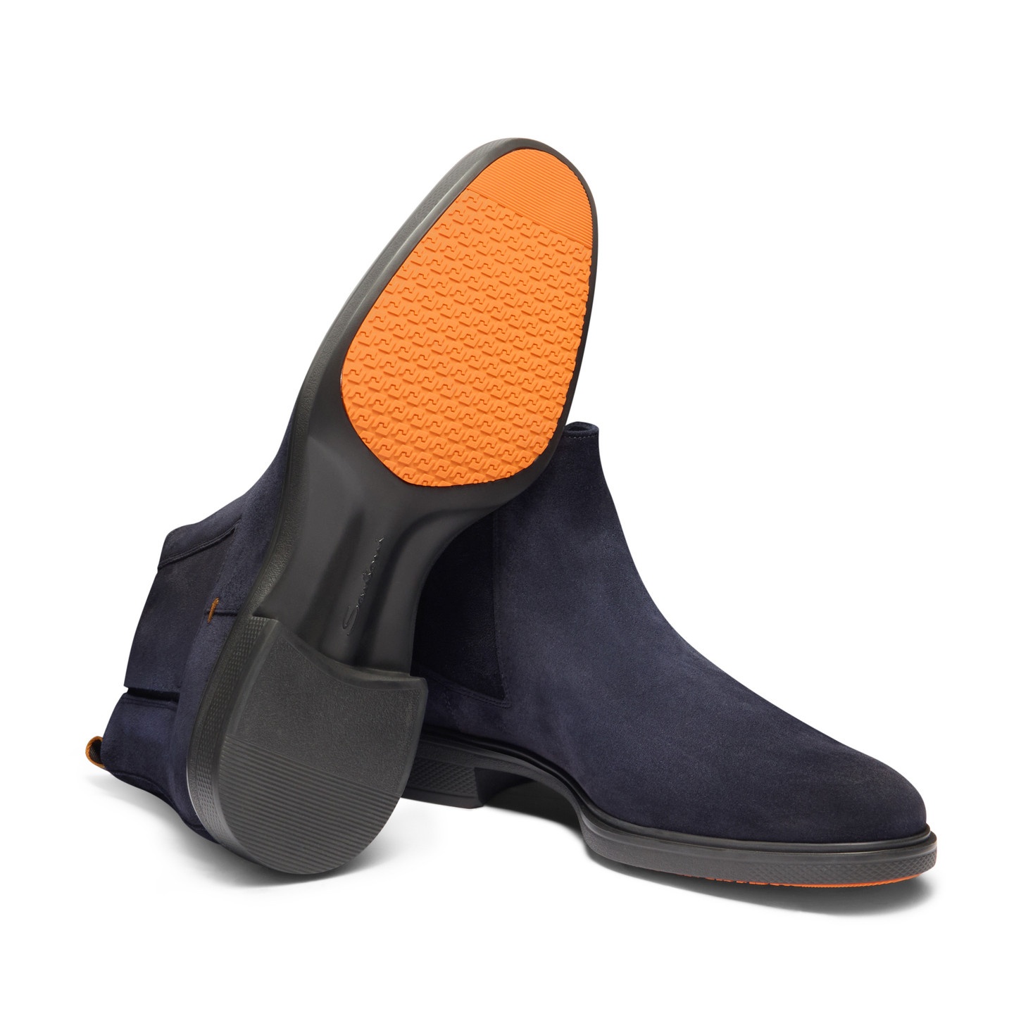 Men's blue suede Easy boot - 3