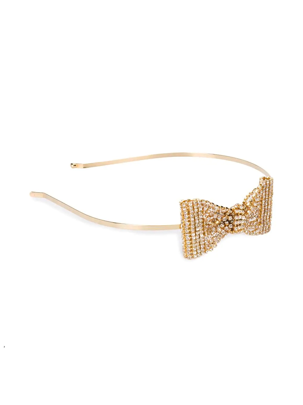 crystal bow-embellished headband - 2