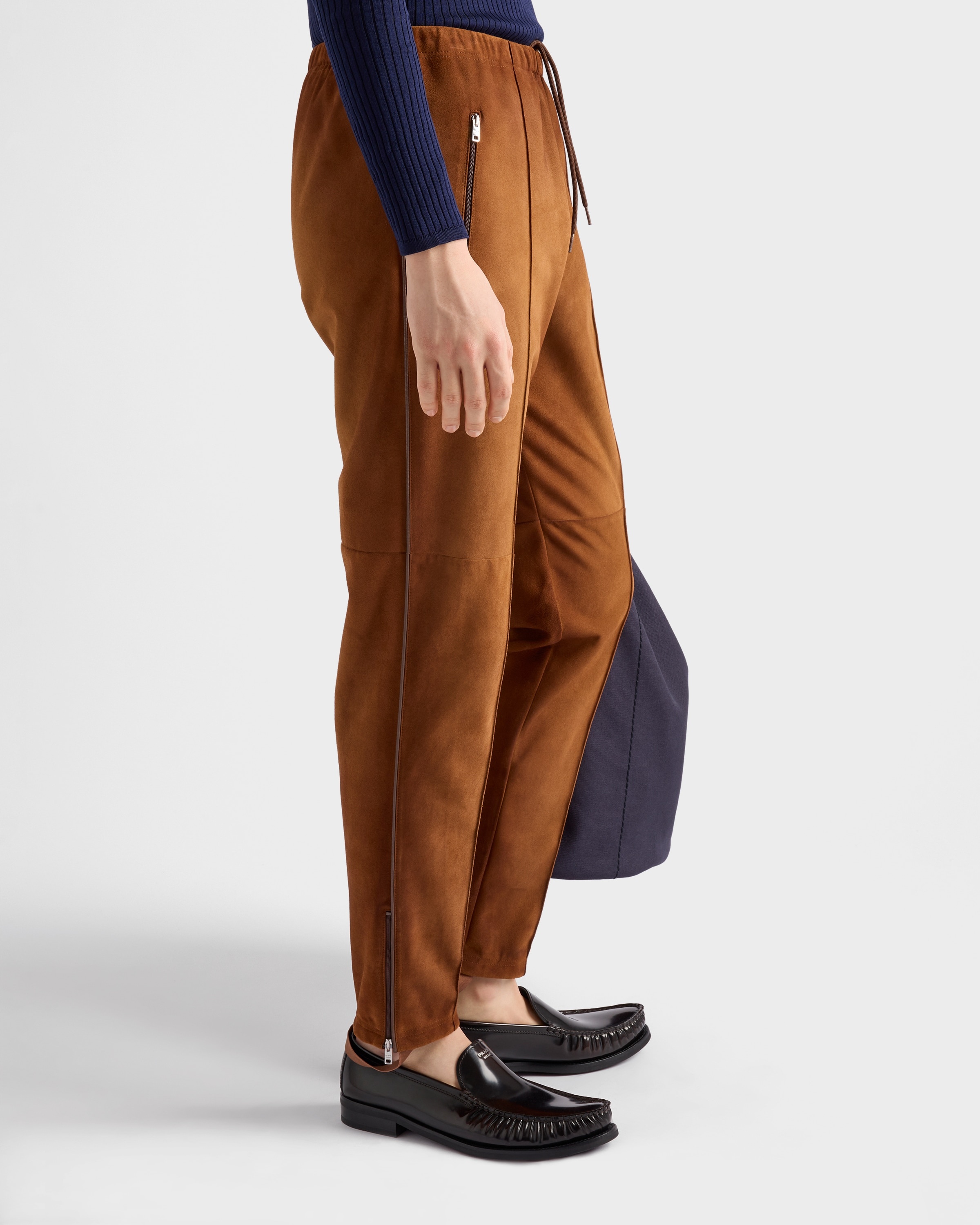 Suede joggers - 4