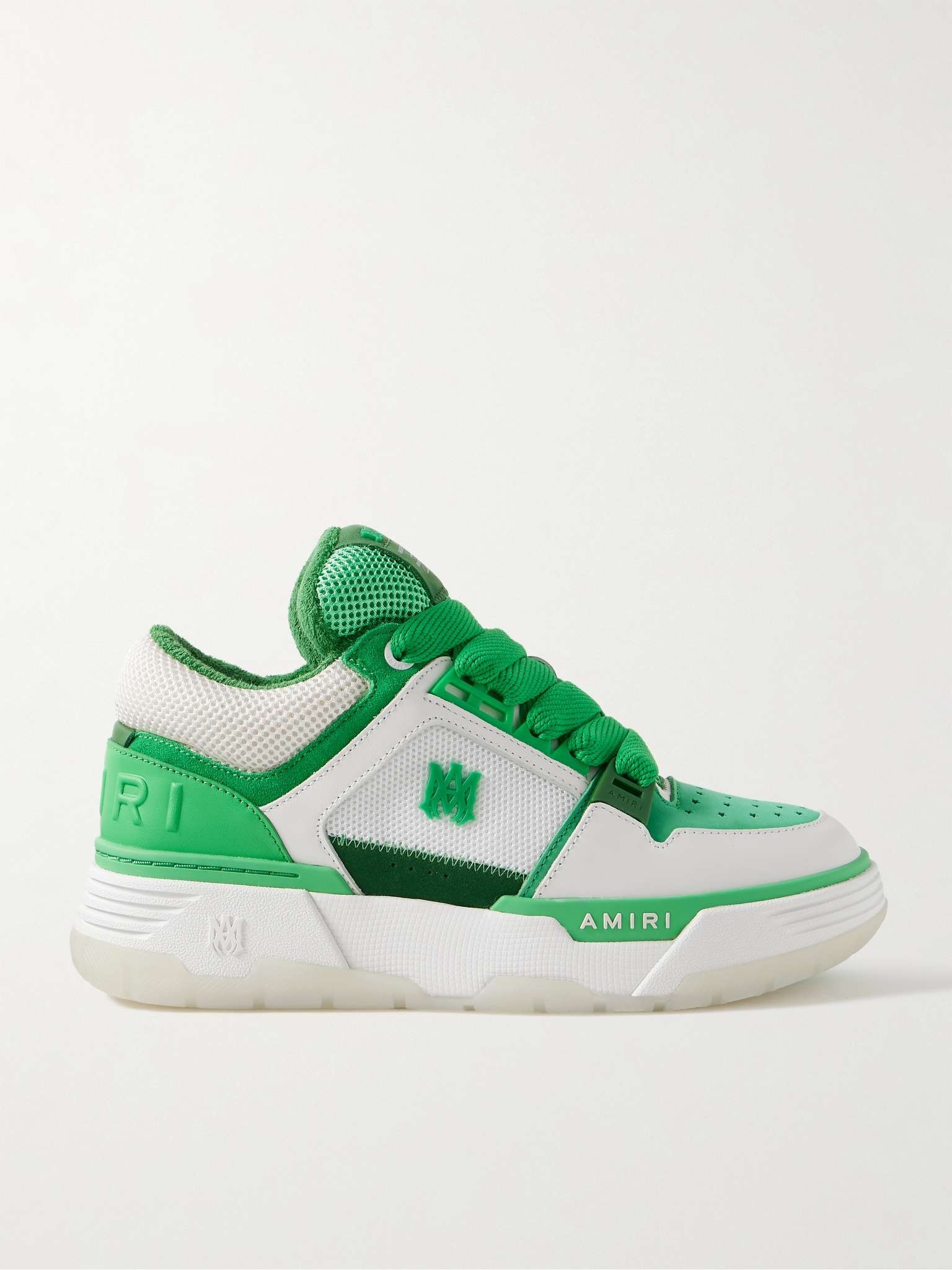 MA-1 Mesh, Leather and Suede Sneakers - 1