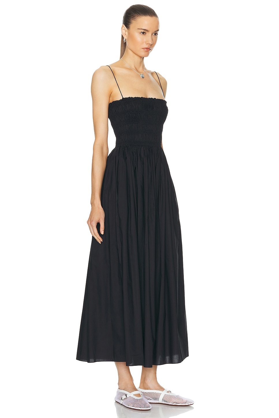 Shirred Bodice Dress - 2
