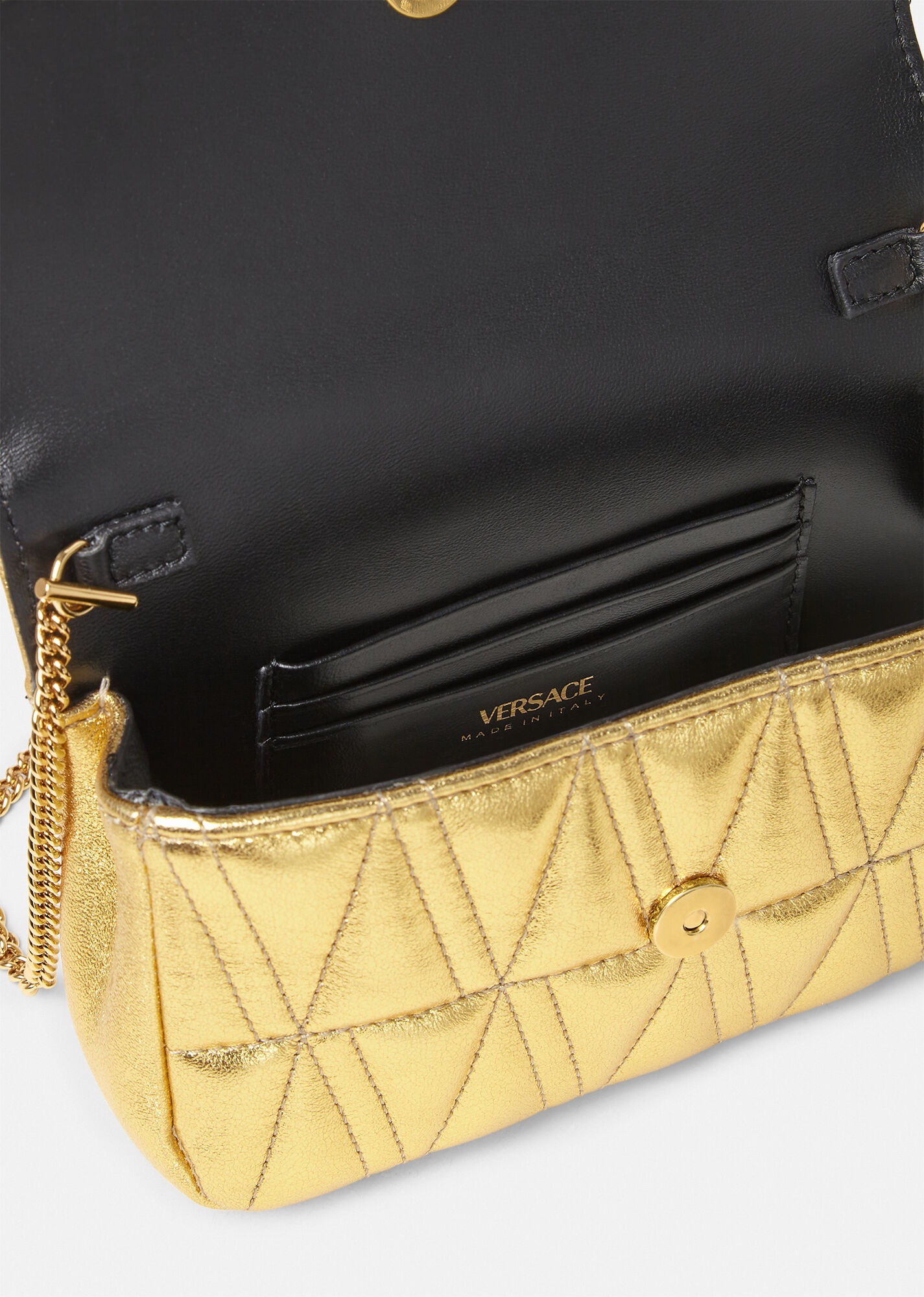 Virtus Quilted Nappa Leather Pouch - 5