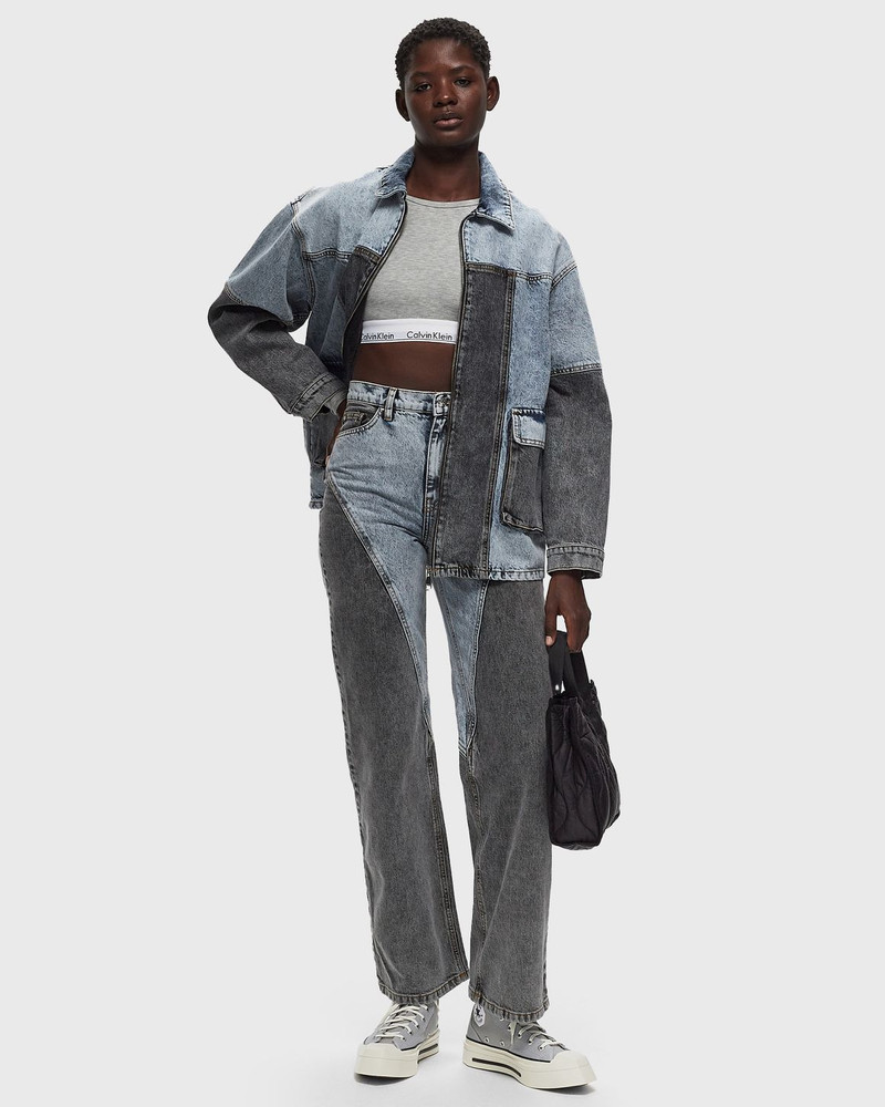 ROTATE Straight Patchwork Jeans outlook