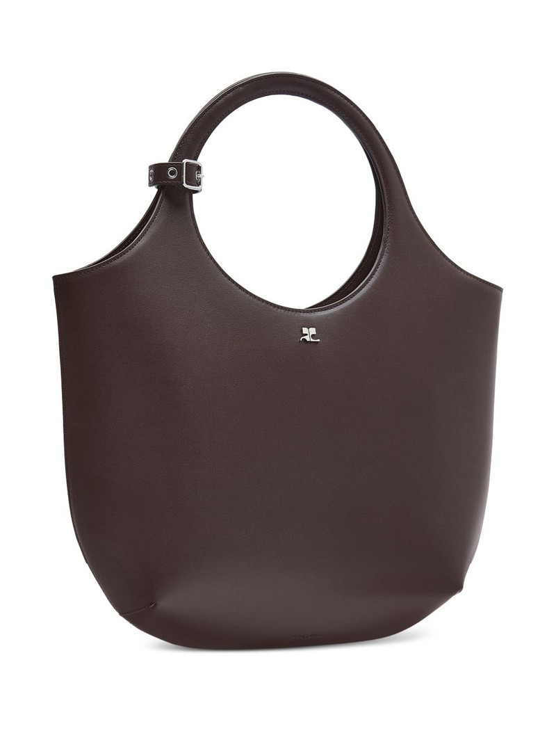medium Holy leather tote bag 4
