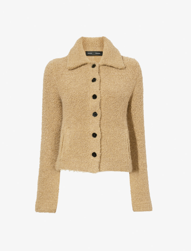 Sylvie Jacket in Loop Boucle Knit 1