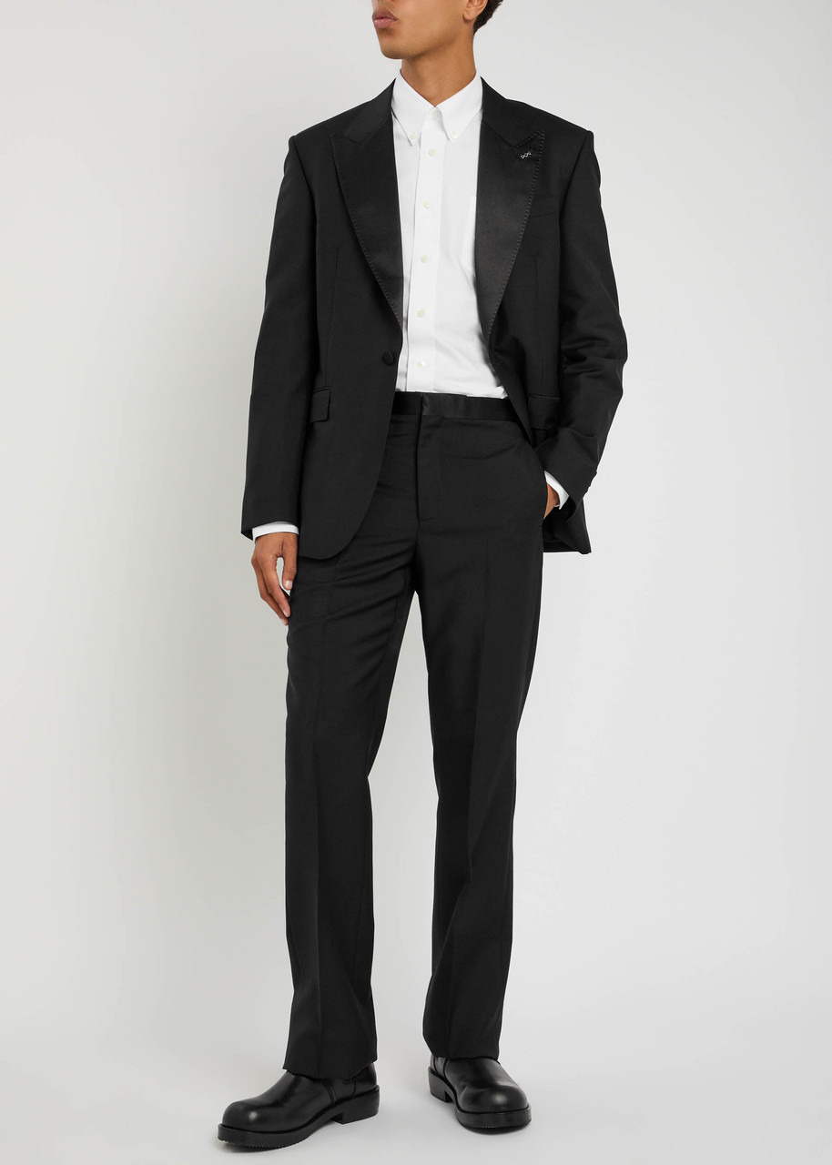 Givenchy Straight-leg Wool-blend Trousers - 4