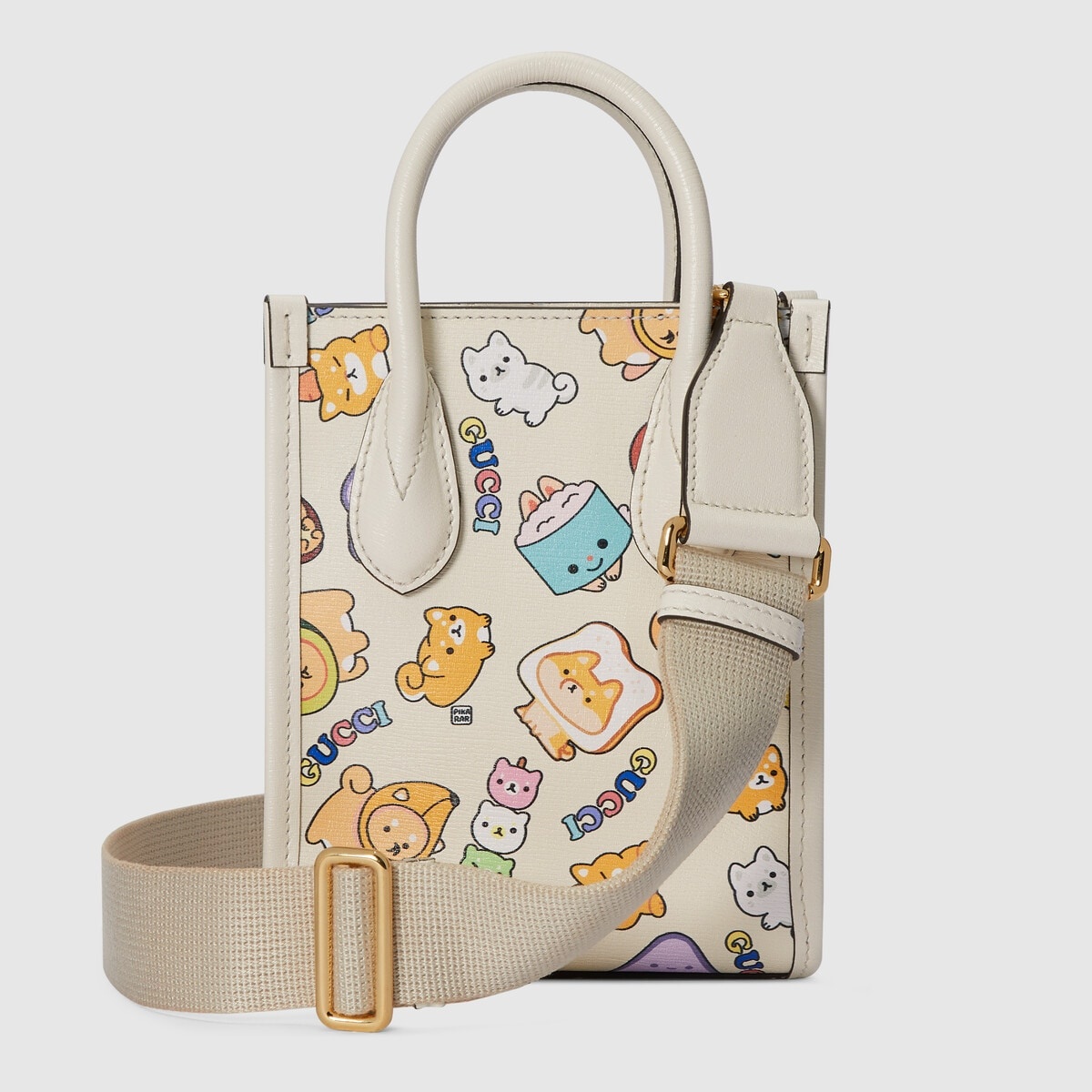 Gucci animal print mini tote bag - 7