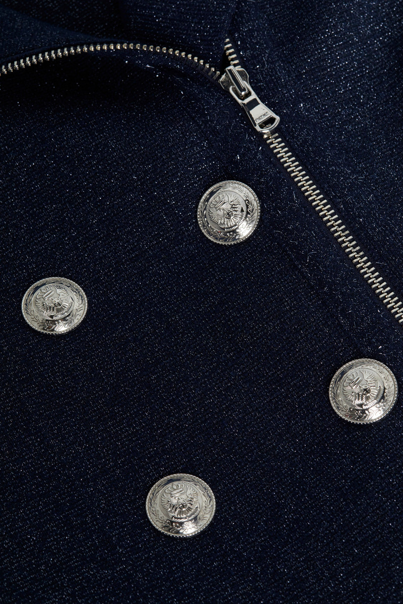 Chia Knit Biker Jacket 7