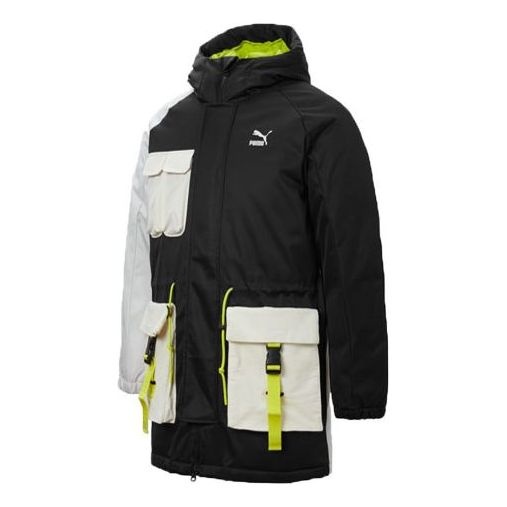 PUMA Retro Block Down Jacket 'Black White' 534676-01 - 1