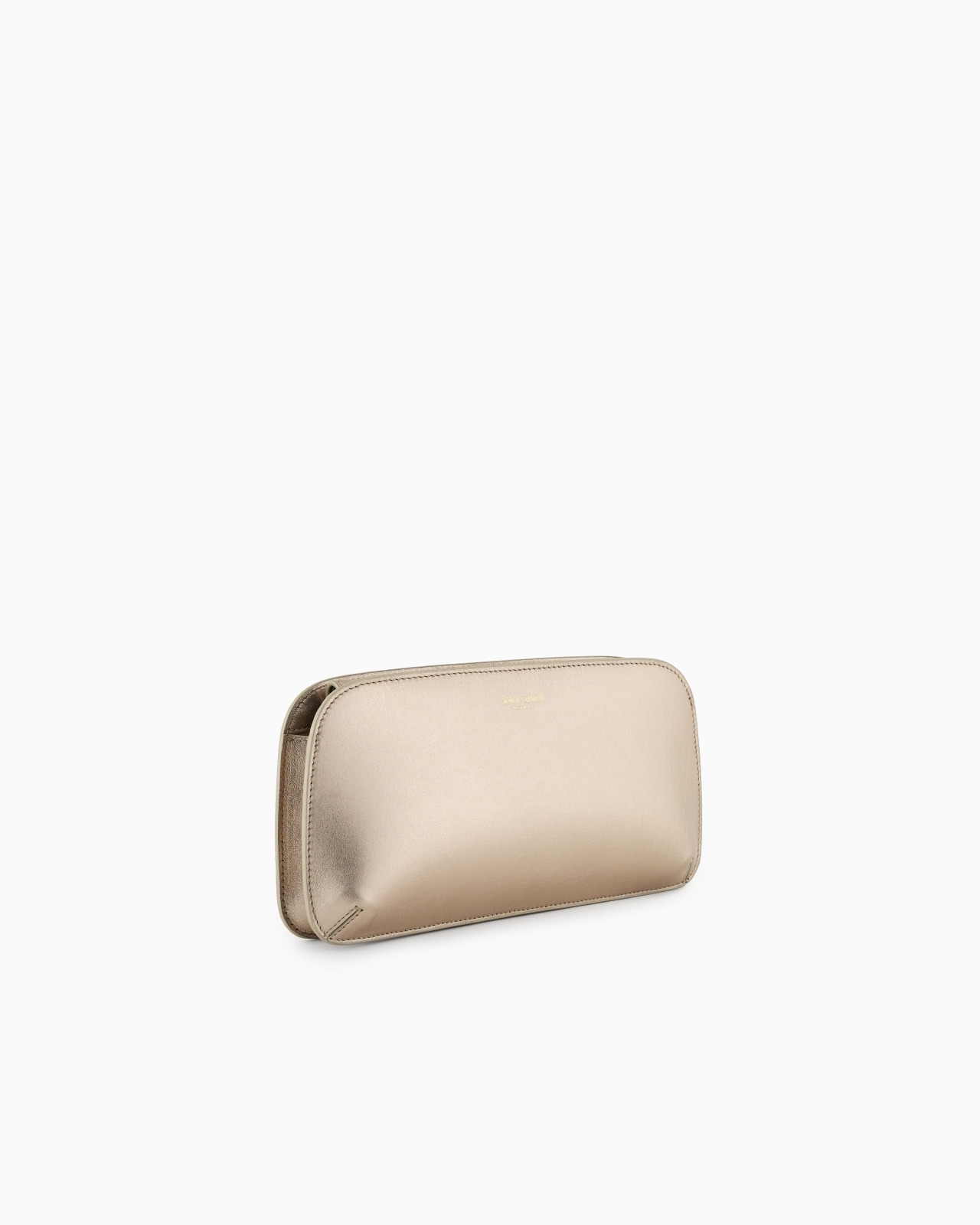 LAMÉ LEATHER LA PRIMA HORIZONTAL CLUTCH BAG - 2