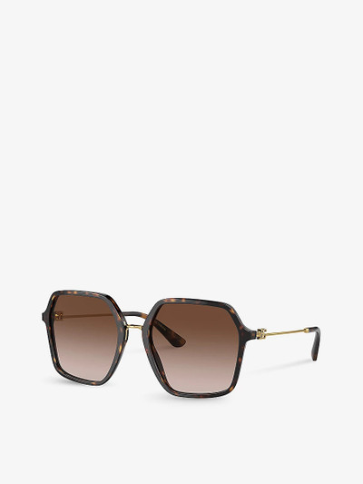 Dolce & Gabbana DG4422 square-frame tortoiseshell acetate sunglasses outlook