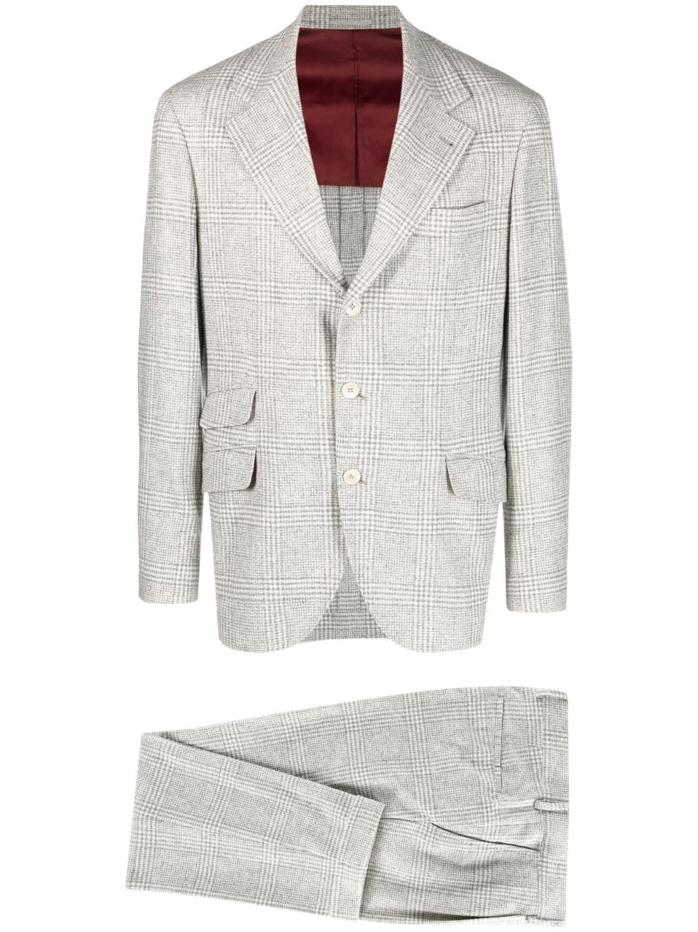 Wool and silk blend suit - 1