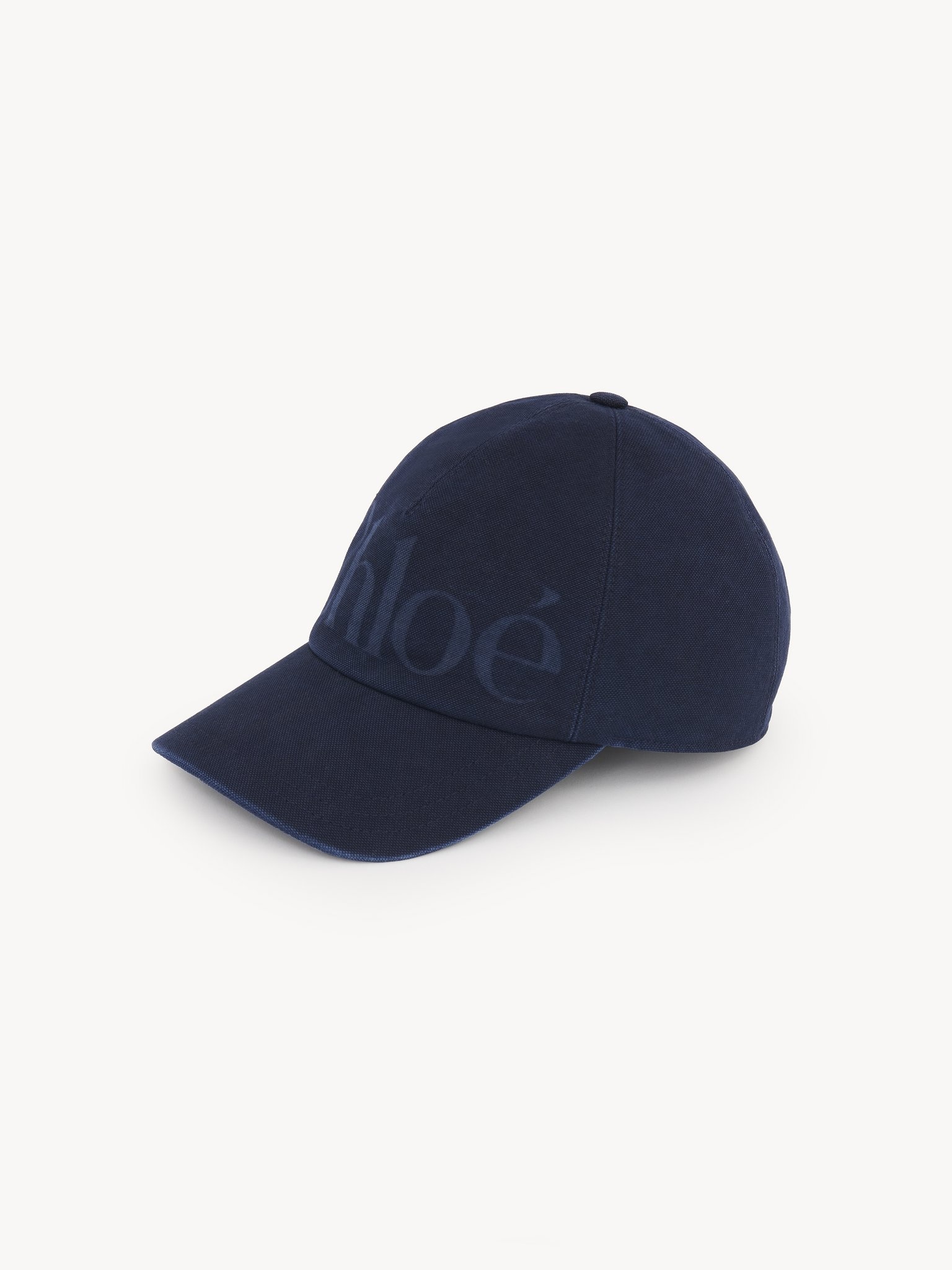 THE CHLOÉ ESSENTIALS CAP IN WASHED COTTON - 1